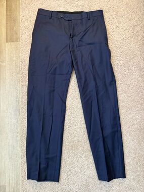 Jos. A Bank Men's Tailored Fit Navy Dress Pants